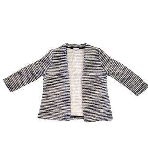 EC H&M TEXTURED OPEN JACKET SZ.M